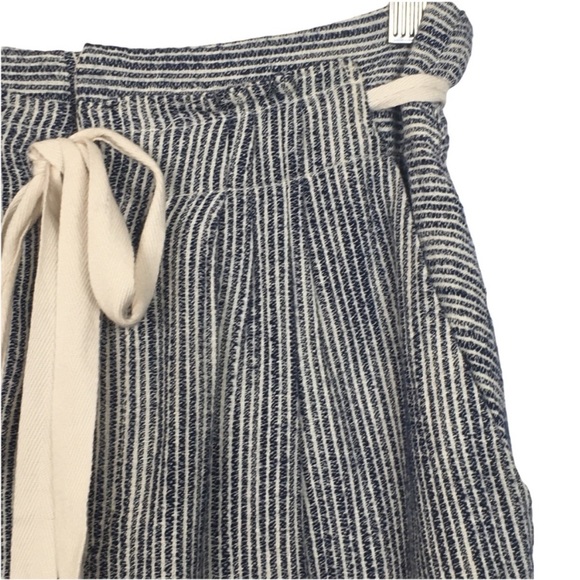 Free People Light At Sunrise Striped High Waist Cropped Pants - Picture 9 of 11